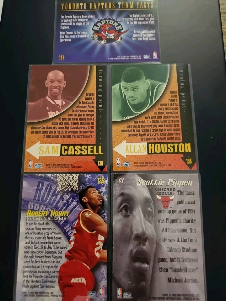 Lote de tarjetas Skybox NBA 1995 Foto 2 de 2