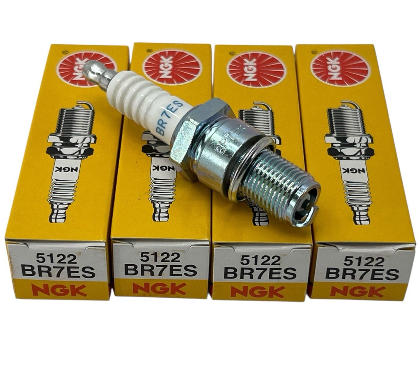 4 PK - NGK Spark Plug Part Number: BR7ES No. 5122