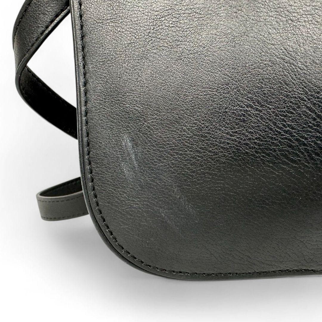 Tory Burch Shoulder Bag Flap Turnlock Suede Leather Black Women's From Japan thumbnail 24