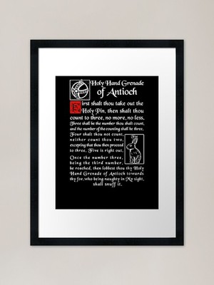 Heilige Handgranate von Antiochia gerahmt gerahmt Wandbild Poster Leinwanddruck Bild