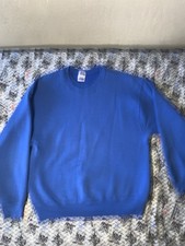 vtg 1980s sweatshirt blue size large