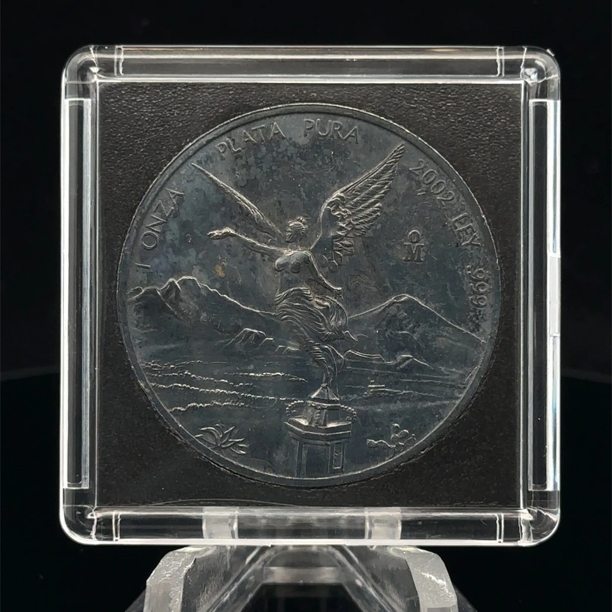 2002年 1オンス 銀貨 天使像 メキシコ 2002年 1オンス 銀貨 天使像