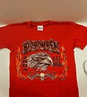 VTG 2004 63rd Annual Daytona Bike Week Ladies Red T Shirt Eagle & Skull Small