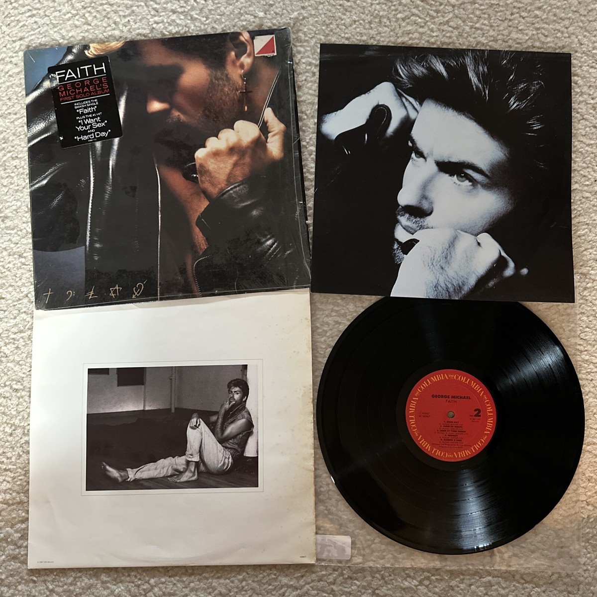 George Michael Faith Vinyl Lp Wham! I Want Your Sex Father George Michael Faith Vinyl Lp Wham! I Want Your Sex Father