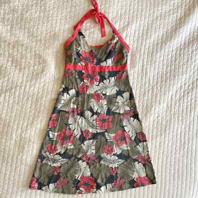 Patagonia Women's Iliana Halter Dress Pink Tropical Floral Print Size M |  eBay