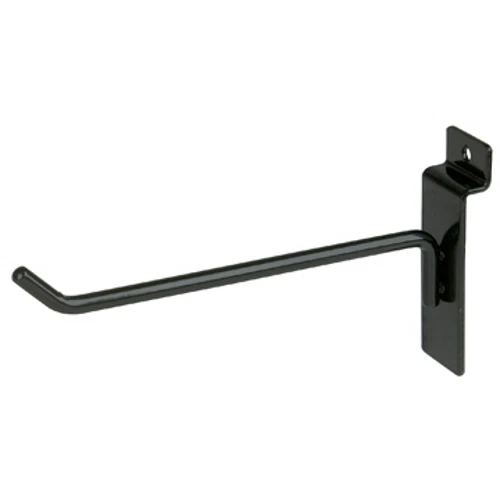 50 Packs Slatwall Hooks 6 Inch Panel Display Hooks Metal Slat Wall Black - Picture 10 of 11