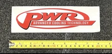 PWR COOLING TECH DECAL STICKER racing drag hotrods vintage offroad modified dirt