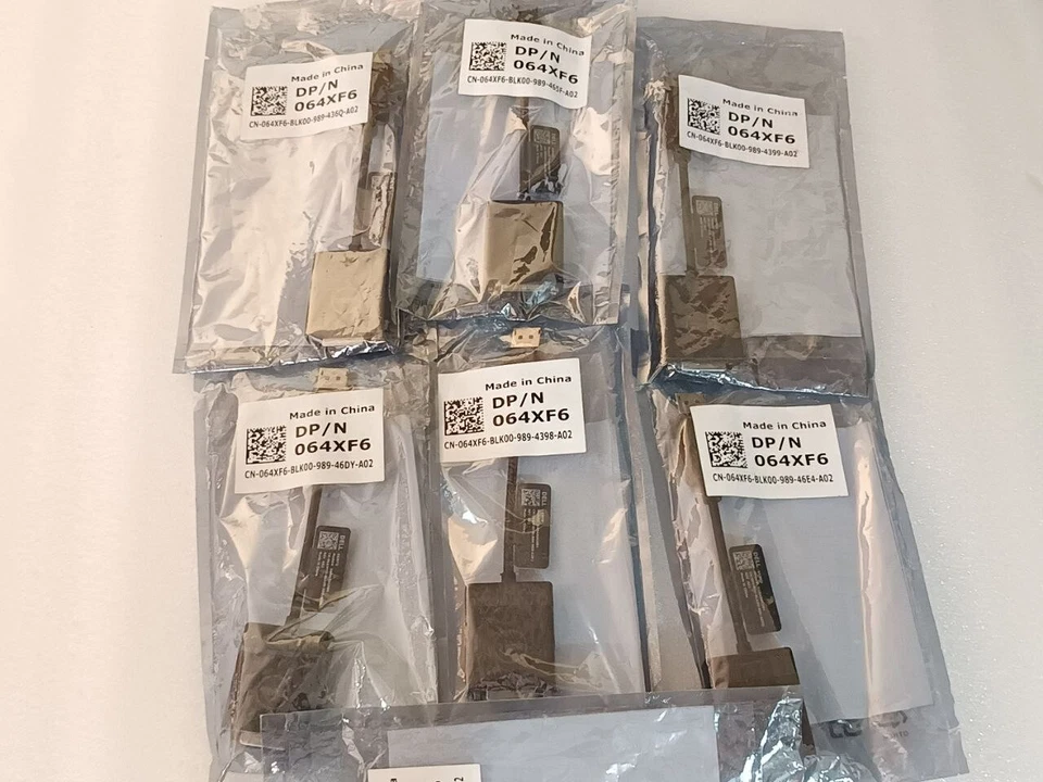 LOT OF 7 DELL DANARBC084 DP/N064XF6 DISPLAY PORT TO DVI (SINGLE-LINK) - Image 3 of 4