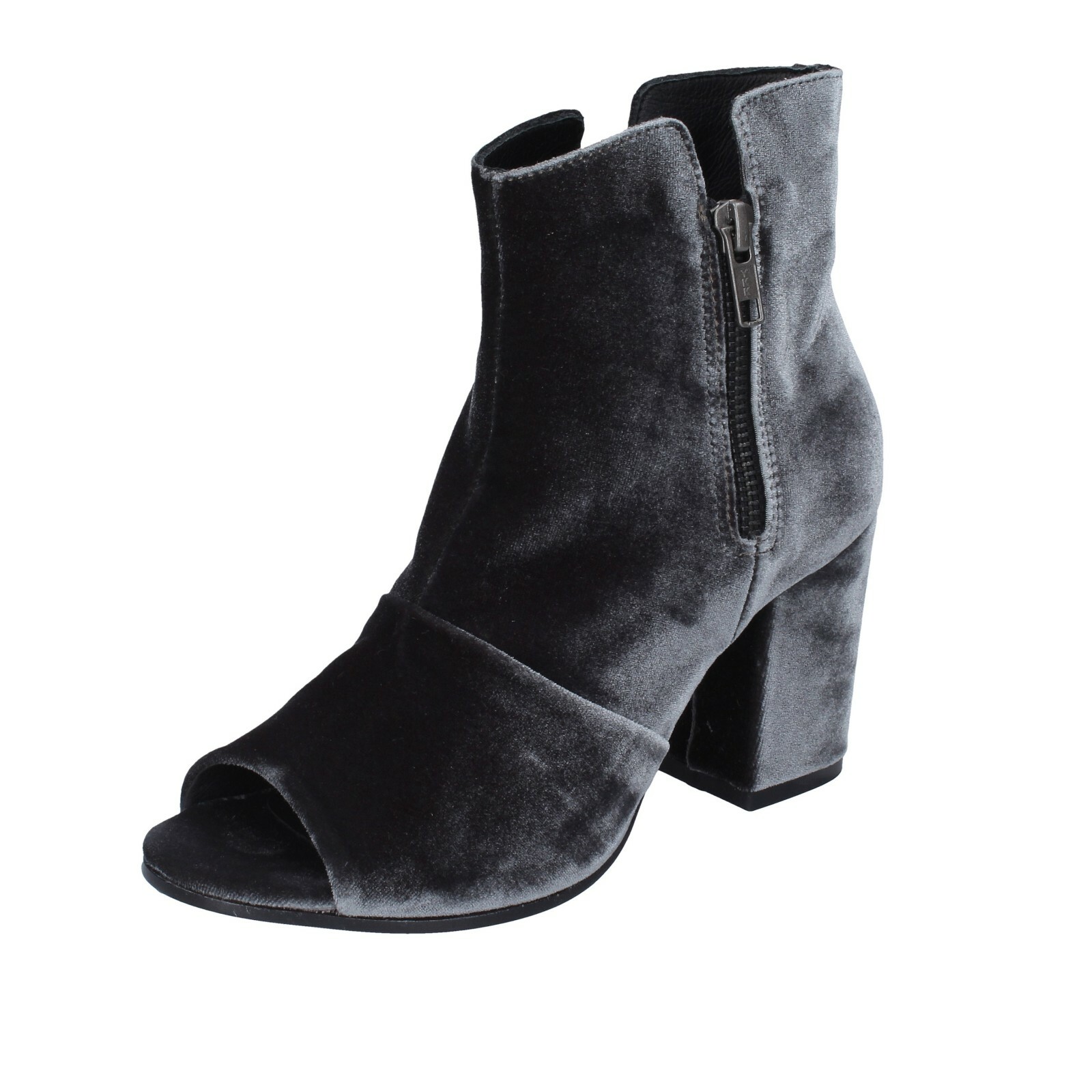 Женская обувь LEMARE 6 (36 EU) ботильоны из серого бархата BM194-36