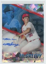 2021 Bowman's Best of 2021 Autographs Atomic Refractor Michael McGreevy Auto
