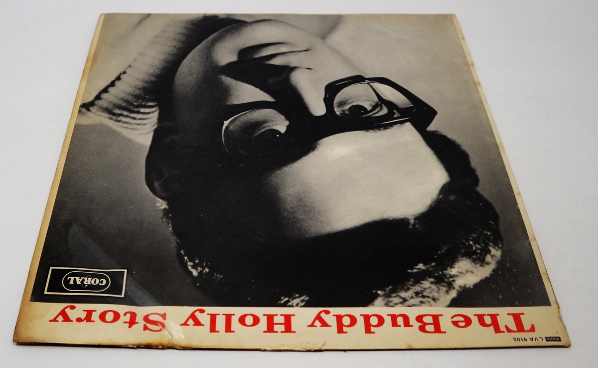 VINTAGE 1959 50s CORAL RECORDS THE BUDDY HOLLY STORY CRICKETS LP