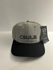 Rare Vintage Gear for sports Sample CSULB  Adjustable hat cap Sand/Black NWT