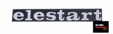 TARGHETTA SCRITTA 'ELESTART' IN ALLUMINIO PIAGGIO APE 50