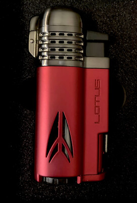 New In Box Lotus Romeo Y Julieta Red Quadruple Torch Cigar Lighter , cutter