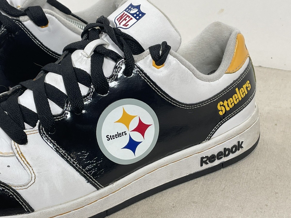 Rare Reebok Pittsburgh Steelers NFL Official Shoes 12 Shoes Black Yellow Reebok Brutus Low “Pittsburgh Steelers” 100244787 Black and  main image 4