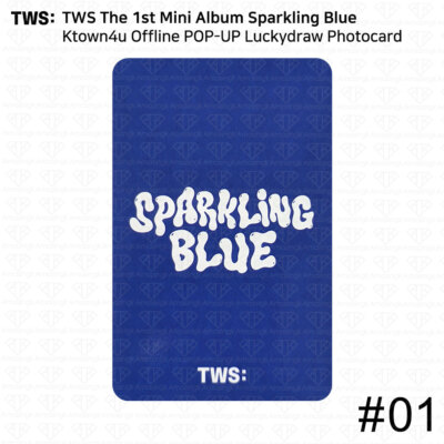 TWS The 1st Mini Album Sparkling Blue Ktown4u Offline POP UP