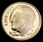 2008-S Roosevelt Dime Proof 90% Silver Gem Deep Cameo Coin #R-301