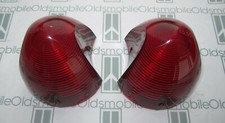 1955 Oldsmobile 88 Tail Light Lenses. Pair. Correct Guide R3-55 Imprint. 2 New 1955 Oldsmobile 88 Tail Light Lenses. Pair. Correct Guide R3-55 Imprint. 2 New