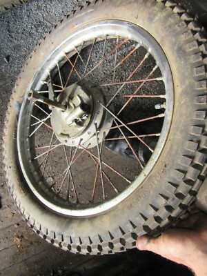 1973 yamaha ct3 enduro 175 front wheel rim hub