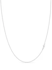 Solid .925 Sterling Silver 1.3mm Cable Chain Necklace 12 - 36 inches!