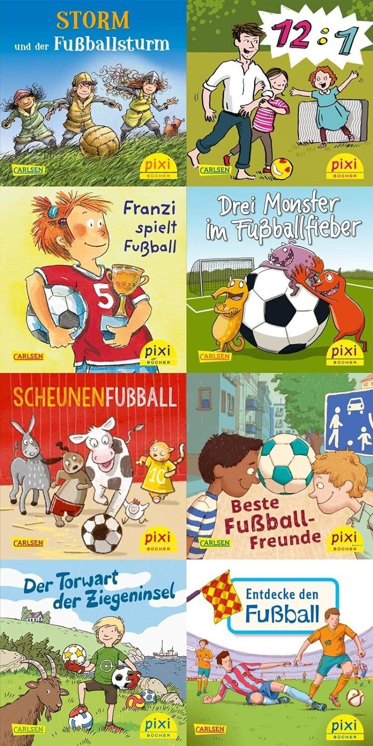9783551044792 Pixi-8er-Set 267: Pixi spielt Fußball (8x1 Exemplar) - Jan Birck,