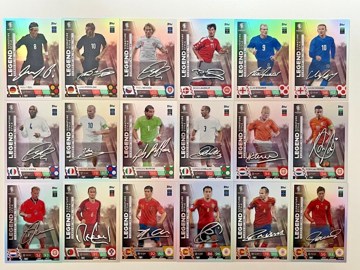 TOPPS Match Attax UEFA EURO 2024 Legend Signature Style aus  display picture 2