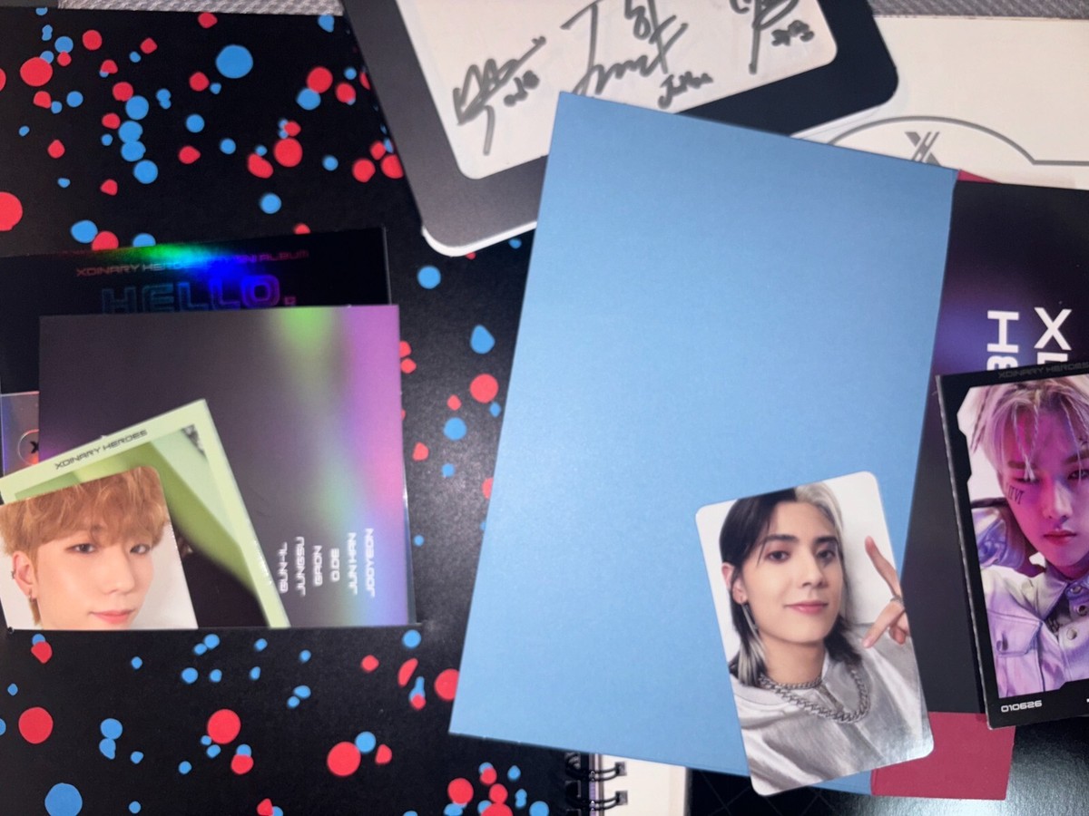 XDINARY HEROES [HELLO, WORLD!] Autographed Signed Album Both Ver