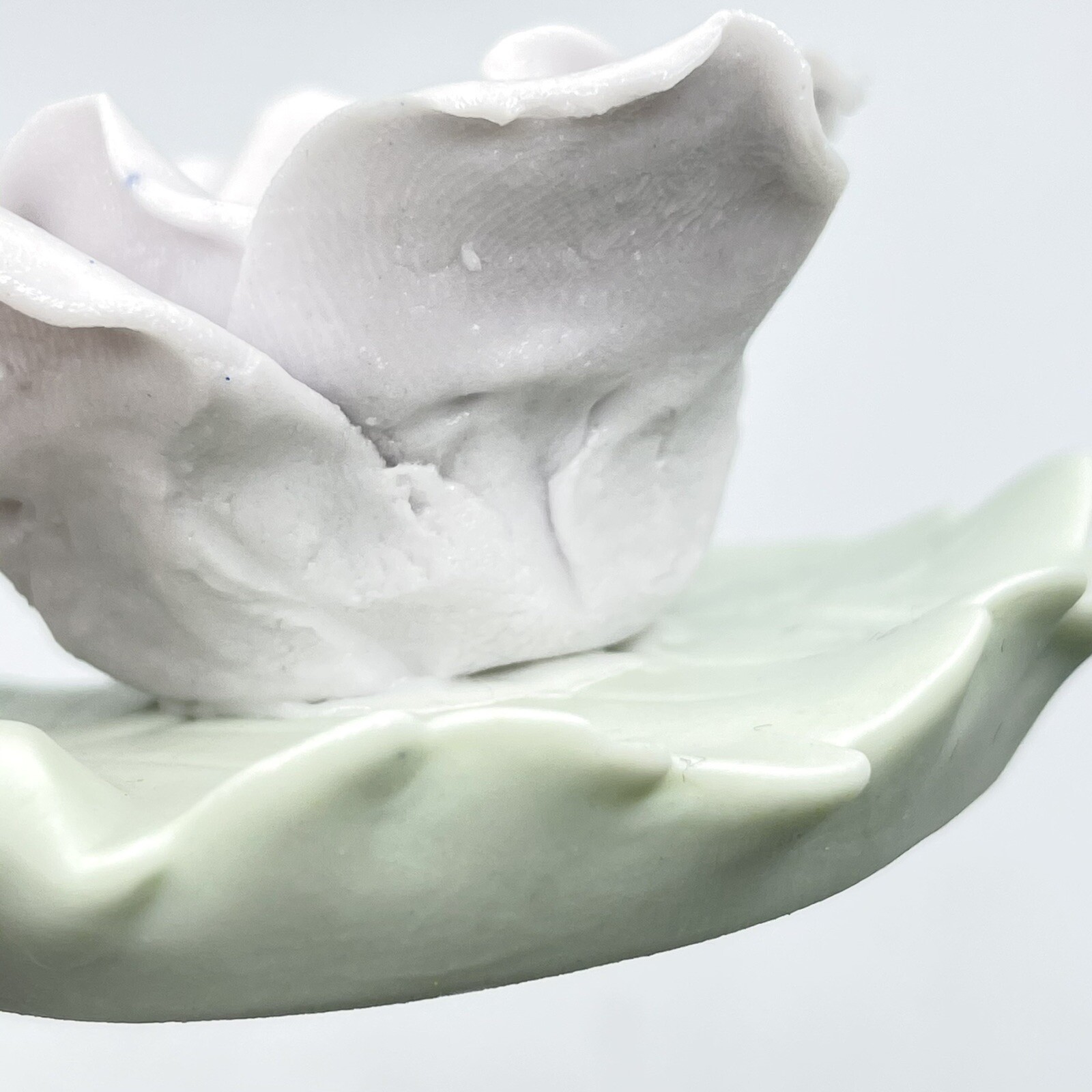 Ardalt Verithin Lenwile Japan Porcelain Two Candle Holders Rose Leaf