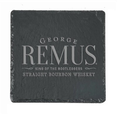 GEORGE REMUS Whiskey Slate Coaster