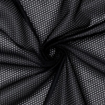 #ad #ad Black Micro Mesh Athletic Uniform Jersey Fabric 60quot; Wide Small Holes $13.95