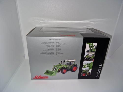 Schuco Fendt 211 Vario mit Frontlader im Maßstab 1:32 - Bild 6 von 8