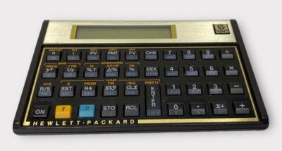 Calculatrice Vintage HP 12C – Hewlett-Packard – Ancienne Modèle – En état De Marche