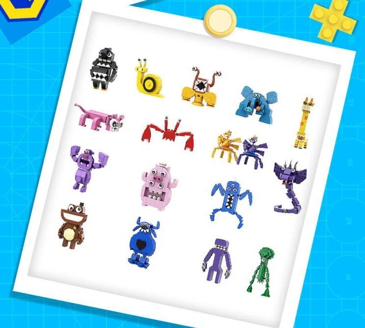 The Garten Of Banban Building Blocks Figure Assembling Toy Jumbo Josh gift - Image 3 of 4