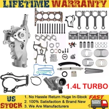 Head Gasket & Bolt & Piston Ring & Water Pump For 13-20 Sonic 11-15 Trax Encore
