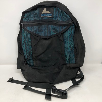 black geometric backpack