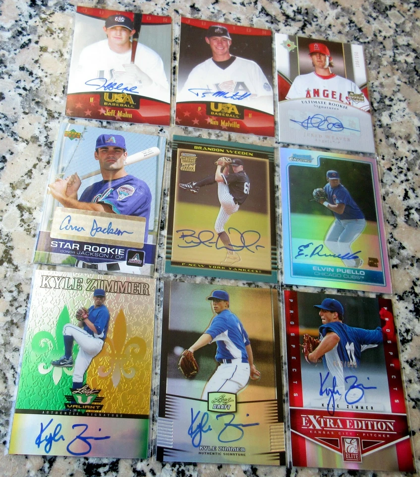25 сертифицированных бейсбольных карточек с автографами дебютантов RC SP отлично подходят для перепродажи 🔥🔥🔥$$ - Изображение 2 из 3