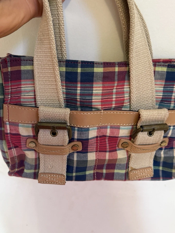 MINI MONEDERO TOMMY HILFIGER VINTAGE A CUADROS Foto 3 de 4