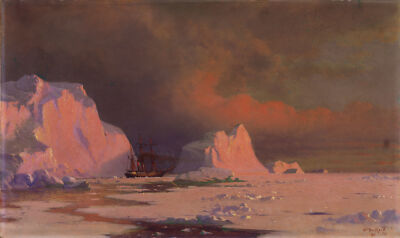 William Bradford The Panther in Melville Bay 1873 17''x 22'' Archival Art Print