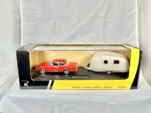 K-Line Kruisers Ford Corsair & Travel Trailer 1:43 Diecast K-94453