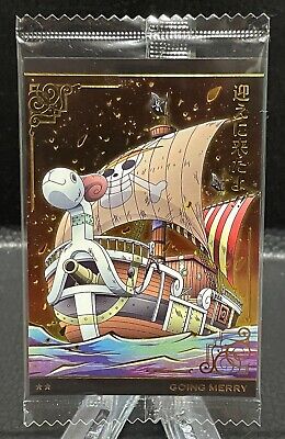 Going Merry No.6-22 R One Piece Wafer Card Enies Lobby Log.7 Japanese  Bandai F/S