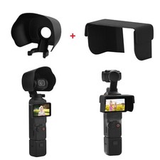 For DJI OSMO POCKET 3 Stabilizer Camera Lens Screen Sun Hood Accessories Black
