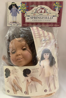 VTG 1996 Fibre Craft Spring Collection  Laura  3099-03 Pillow Doll Kit NOS