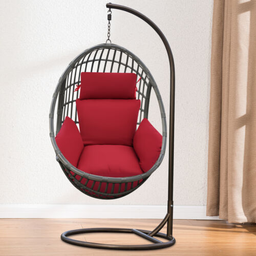 Cojín para silla Egg, cojín columpio cesta colgante engrosada - Imagen 4 de 18