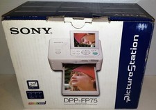  NEW SONY Picture Station DPP-FP75 Digital Photo Printer Portable 3.5" LCD