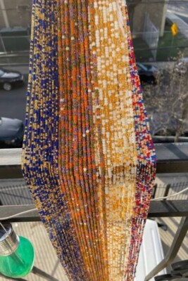  African imported waist beads, Multi colored, (5) pack Message for Deals/Offers