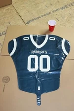100x Lot 24" X-LARGE NFL New England Patriots Jersey Party Foil Balloons Mylar