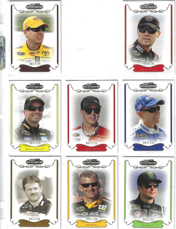 2012 Showcase NUMBERED GOLD PARALLEL #39 Jimmie Johnson #017/125!-1 CARD ONLY! - Image 4 of 4