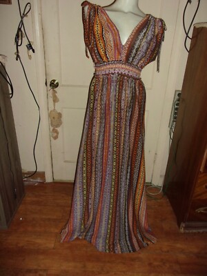 ebay boho dresses Dress Chelser & Violet Long Multi-Colors And Designs Small NewPic Rosalie Pearl Rhinestone Bodycon Colour:OLIVE