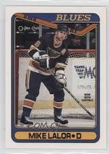 1990-91 O-Pee-Chee Mike Lalor #341 i3a
