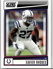 Xavier Rhodes 2022 Score Football Indianapolis Colts